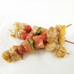 Brochette Saumon-Cabillaud