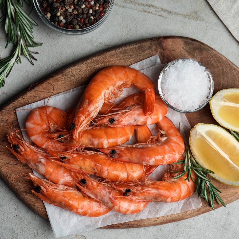 Crevettes de Madagascar  Poissonnerie Paon & livraison à domicile